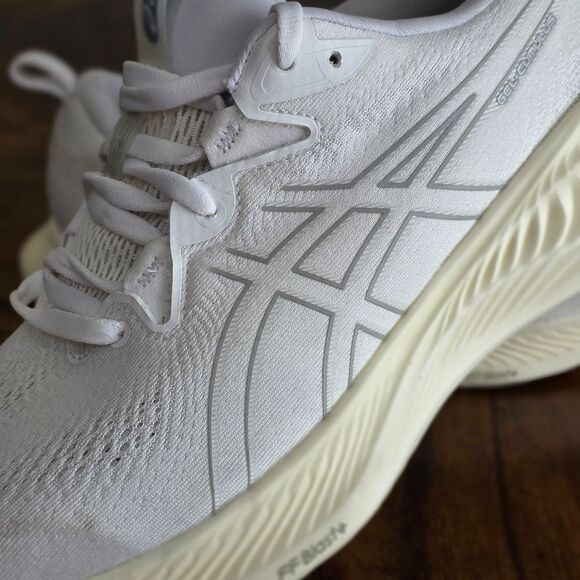 Asics Gel Cumulus 25 Running Shoes White Beige Women's 11.5 Training FF Blast+ - Picture 11 of 15